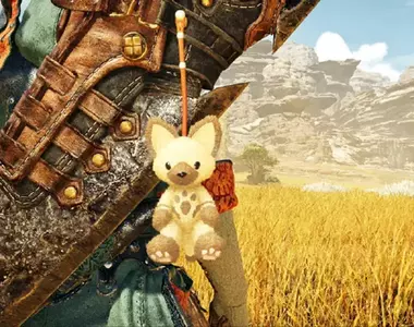 可愛飾物艾露泰迪熊《魔物獵人荒野》公開測試特典配件商品化