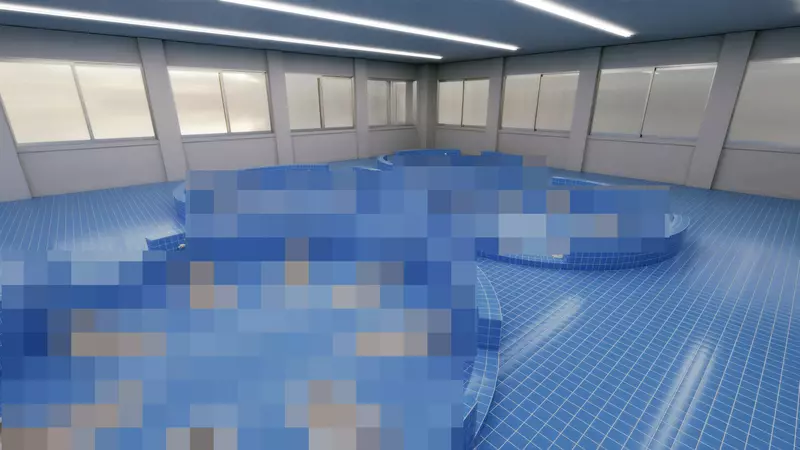 《夢中的詭異廁所》毫無隱私可言的藍色開放式公廁 很多人都看過類似的場景? 《夢中的詭異廁所》毫無隱私可言的藍色開放式公廁 很多人都看過類似的場景?