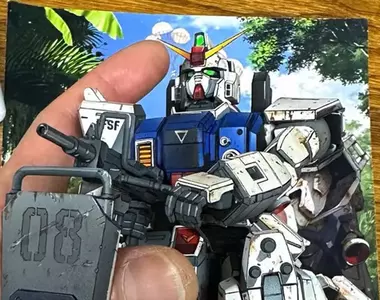 《機動戰士鋼彈第08MS小隊》網友的二次元塗裝技術成果