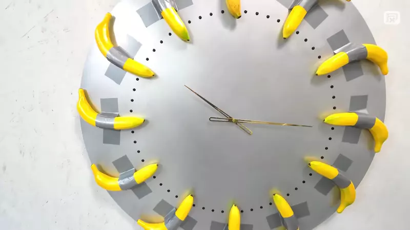 價值百萬歐元的一款香蕉時鐘 有錢人的生活就是這麼樸實無華