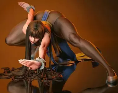 網友所設計的壓低重心版春麗 從未見過的戰鬥姿勢展現出一種沒看過的身體美感