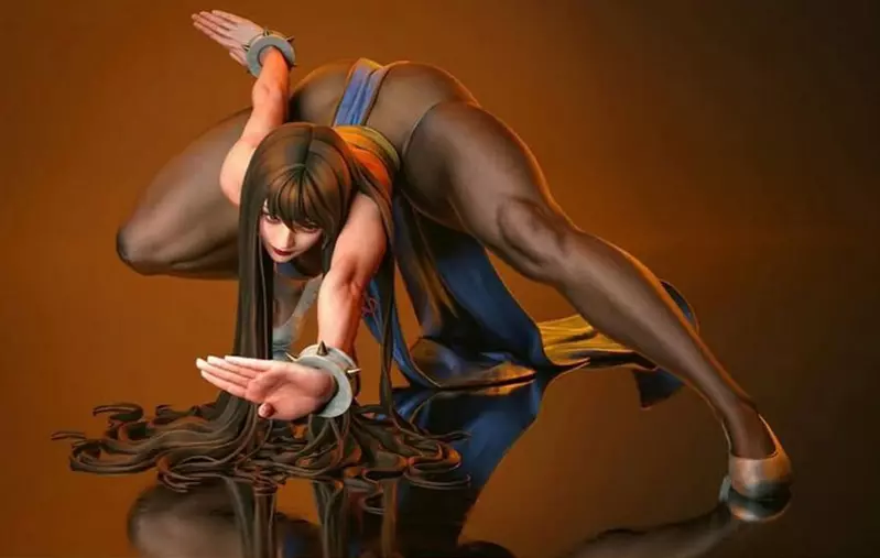 網友所設計的壓低重心版春麗 從未見過的戰鬥姿勢展現出一種沒看過的身體美感 網友所設計的壓低重心版春麗 從未見過的戰鬥姿勢展現出一種沒看過的身體美感