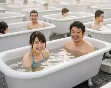 讓AI表現出《公共浴池》的感覺 這個結果算對也算是不對吧(汗)