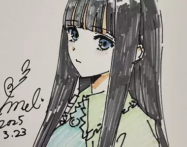 《資深繪師岸田梅爾》發現簽名板遭到高價轉賣氣炸了 呼籲粉絲想要可以直接找他簽