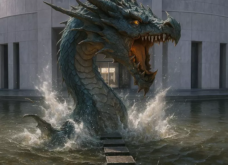 《日本網友吐槽大學圖書館設計》進出都要跳過水中的飛石 這真的不是RPG的機關嗎? 《日本網友吐槽大學圖書館設計》進出都要跳過水中的飛石 這真的不是RPG的機關嗎?