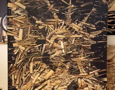 用OSB工程木材板創作的藝術家 沒什麼不可能就真的是被他想到而已