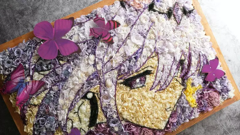 網友試著用插花藝術表現《遐蝶》也就是「崩壞:星穹鐵道」當中的人氣角色 網友試著用插花藝術表現《遐蝶》也就是「崩壞:星穹鐵道」當中的人氣角色