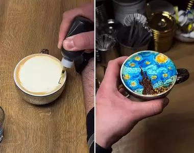 拿鐵描繪藝術 一起來看看義大利創作者 Bozzato Francesco 的作品