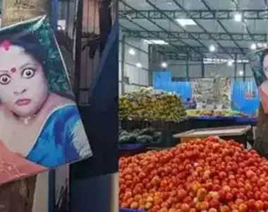 印度水果攤的簡約防盜海報 稱不上什麼高科技但給人的震撼力百分百