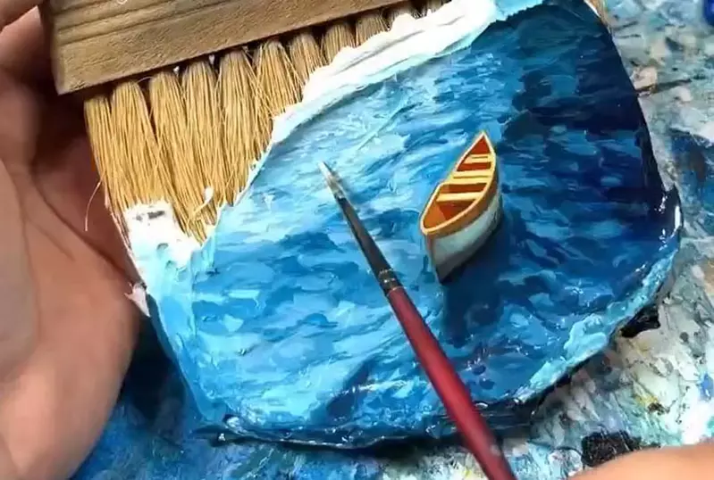 油漆刷上的藝術 威斯康辛州藝術家「Taylor Cox」的作品