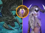 魔物獵人荒野《閃爍風暴呼嘯肆虐》自由挑戰任務今天開始，另外分享網友製作的「護鎖刃龍頭盔」裝備