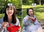 日本女生野餐的理想與現實 實際上想要美美的待在草皮上優雅一下的難度真的很高(汗)
