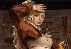 《魔物獵人荒野》調查隊工匠「潔瑪」的Cosplay 這次由「惡靈古堡」艾殊莉身體模特兒出馬，這身材感覺就對了❤