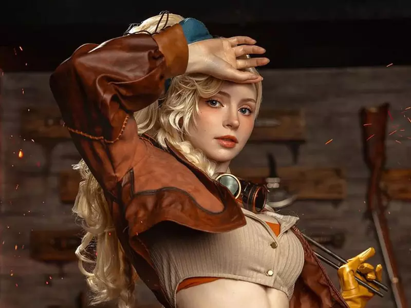 《魔物獵人荒野》調查隊工匠「潔瑪」的Cosplay 這次由「惡靈古堡」艾殊莉身體模特兒出馬,這身材感覺就對了❤ 《魔物獵人荒野》調查隊工匠「潔瑪」的Cosplay 這次由「惡靈古堡」艾殊莉身體模特兒出馬,這身材感覺就對了❤