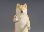佛像雕刻師創作的《阿彌陀柴犬》這個逐漸昇華的表情看了真讓人心情沉澱啊