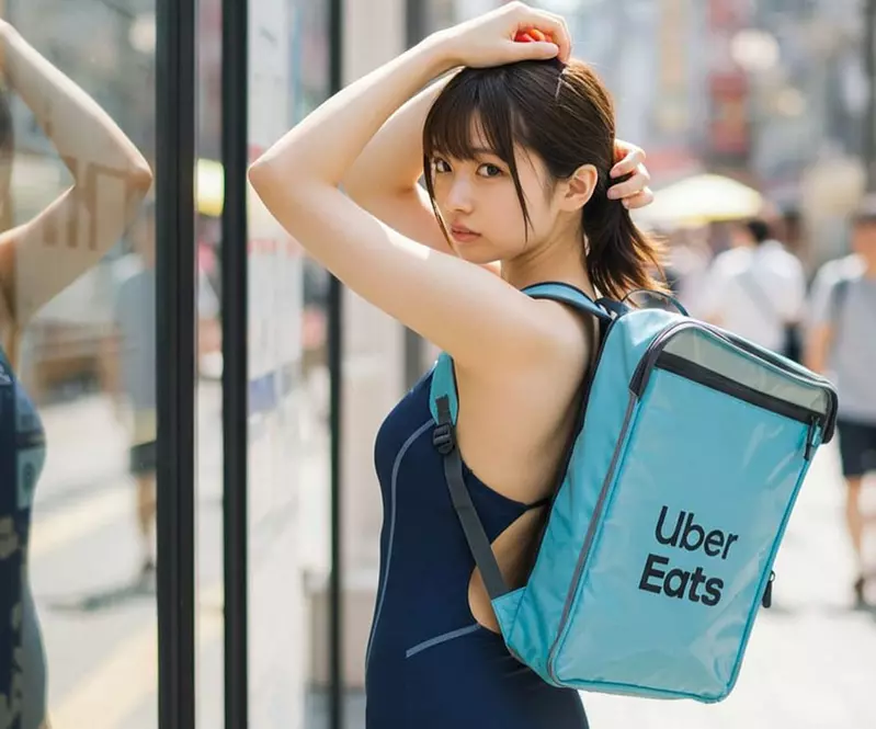 可愛外送美女圖鑑 網友透過AI生成圖片構築了一個只有外送美少女的世界