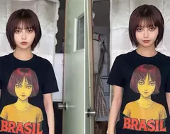 網友表示拜託下次請她來演《真人版富江》，有著一張像是從伊藤潤二漫畫世界中走出來的真人女演員