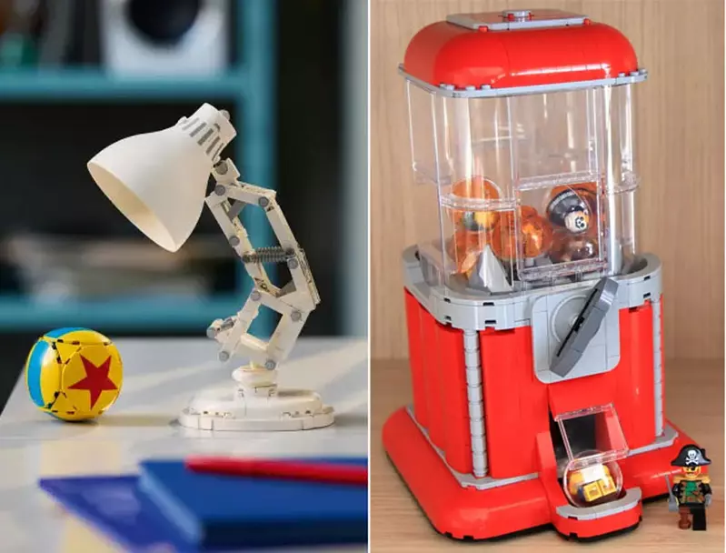 來看看「LEGO Ideas」新推出的《皮克斯桌燈》以及《迷你扭蛋機》積木模型