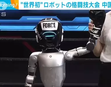 重現電影《鋼鐵擂台》場景 機器人格鬥大賽開打，左右鉤拳使出還能來一記鞭腿