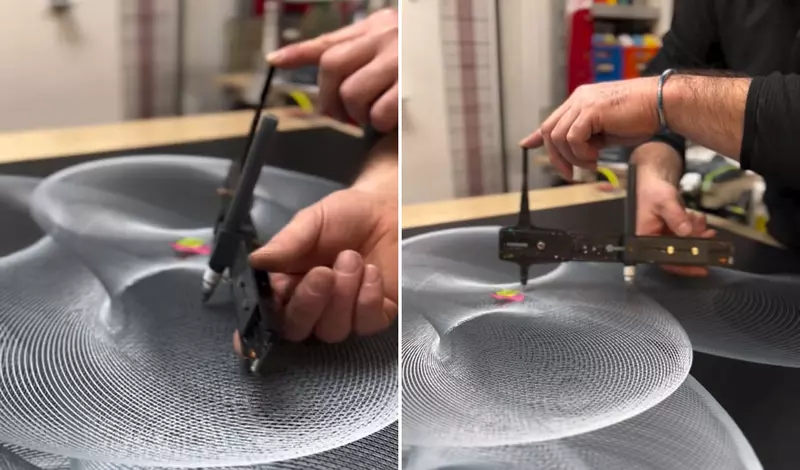 只是不同的畫圓重疊 法國藝術家 Sebastien Preschoux 的作品 只是不同的畫圓重疊 法國藝術家 Sebastien Preschoux 的作品