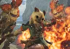 魔物獵人荒野《新龍上場三把火》龍谷遺址活動任務開始，狩獵三頭炎尾龍取得特殊素材製作「艾路頭套α」吧