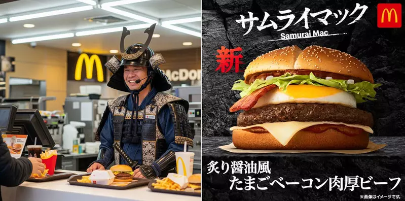 AI判斷出來的「武士麥克」結果不是大麥克而是日本武士去買麥當勞嗎!?附帶近期「櫻坂46麥當勞」廣告送上 AI判斷出來的「武士麥克」結果不是大麥克而是日本武士去買麥當勞嗎!?附帶近期「櫻坂46麥當勞」廣告送上