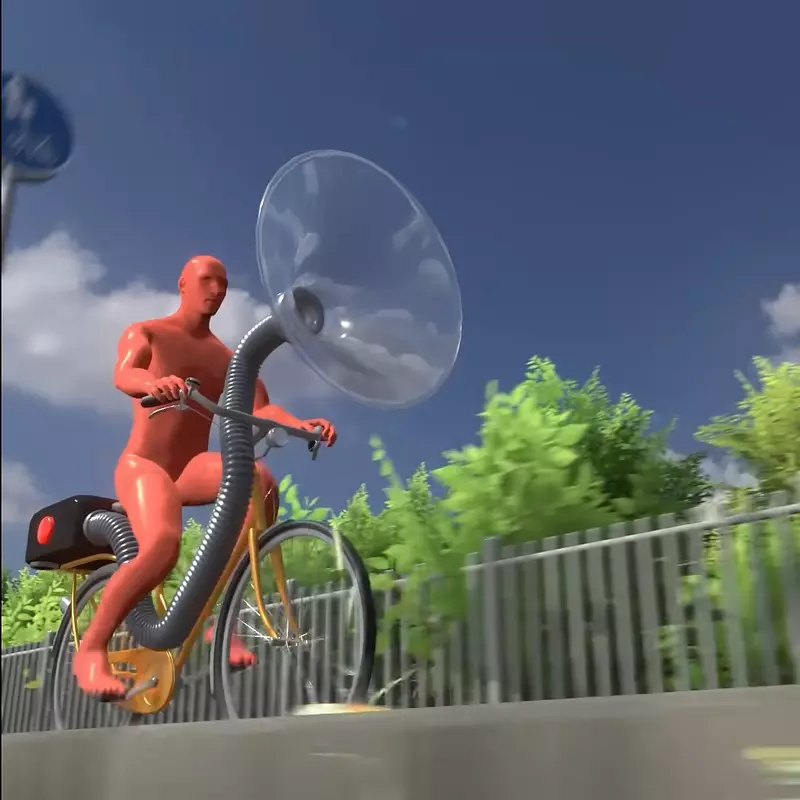 空想發明系列《避免被蚊蟲沖臉吸引器》有了它再也不用煩惱騎車的時候吃到蟲惹 空想發明系列《避免被蚊蟲沖臉吸引器》有了它再也不用煩惱騎車的時候吃到蟲惹