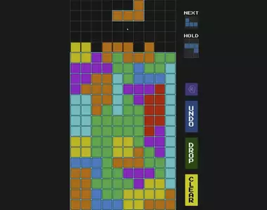 線上免費玩的俄羅斯方塊《LazyTetris》任何你想打發時間的空檔都可以拿出來play