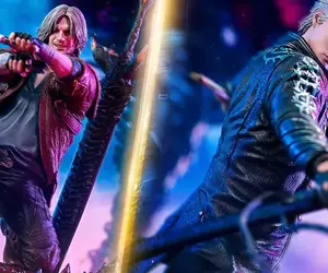 這個拋瓦就對了《惡魔獵人5》日廠「Prime 1 Studio」推出 但丁＆維吉爾 1/6 比例全身雕像作品
