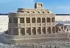 海灘上壯觀的建築沙雕作品 還以為會是AI影片但結果是人工打造的出來的奇觀