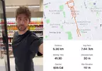 加拿大會計師《Duncan McCabe》使用 Strava 記錄跑步路線，並且把每一天的軌跡接起來做成火柴人動畫