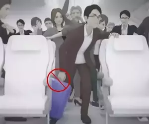 《日本航空宣導影片》擋路的惡劣乘客改邪歸正 洗白程度宛如劇場版胖虎？