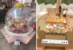 網友重現日本街機遊戲《Sweet Land》有點類似推幣機但鏟起來的是糖果
