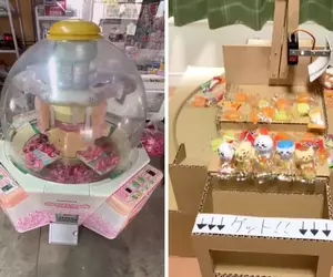 網友重現日本街機遊戲《Sweet Land》有點類似推幣機但鏟起來的是糖果