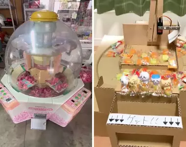 網友重現日本街機遊戲《Sweet Land》有點類似推幣機但鏟起來的是糖果