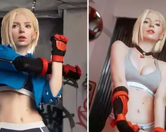 「惡靈古堡」艾殊莉身體模特兒Cosplay《快打旋風6》倩咪