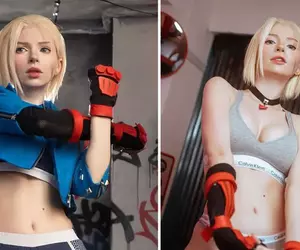 「惡靈古堡」艾殊莉身體模特兒Cosplay《快打旋風6》倩咪