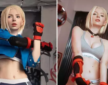 「惡靈古堡」艾殊莉身體模特兒Cosplay《快打旋風6》倩咪