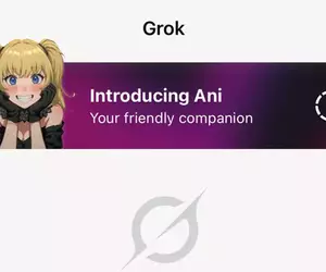 馬斯克的AI應用程式《Grok》推出伴侶功能 其中金髮雙馬尾少女 Ani 最受網友矚目，升級好感度還能解鎖性感模式