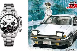 《頭文字DXSEIKO》推出聯名手錶 主打AE86配色外還親切印上了藤原豆腐店的Logo 《頭文字DXSEIKO》推出聯名手錶 主打AE86配色外還親切印上了藤原豆腐店的Logo