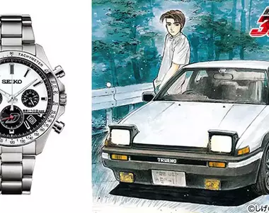 《頭文字DXSEIKO》推出聯名手錶 主打AE86配色外還親切印上了藤原豆腐店的Logo