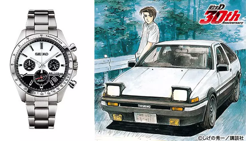 《頭文字DＸSEIKO》推出聯名手錶 主打AE86配色外還親切印上了藤原豆腐店的Logo
