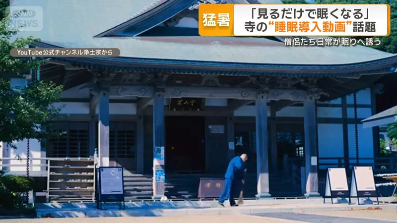夏天太熱睡不著怎辦，日本寺廟推出睡眠導入動畫，看著僧侶們一天的作息看著看著就想睡了zzz