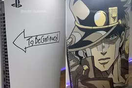 PlayStation5彩繪外殼「To Be Continued」迷因 +「JOJO奇妙冒險」主題真的帥爆 PlayStation5彩繪外殼「To Be Continued」迷因 +「JOJO奇妙冒險」主題真的帥爆