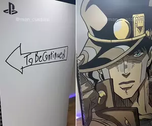 PlayStation5彩繪外殼「To Be Continued」迷因 +「JOJO奇妙冒險」主題真的帥爆