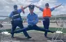 長崎縣警招募官方圖 直接一個劈腿下去告訴網友我們在徵人