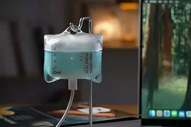 設計品牌S!gn推出《點滴Airpods保護殼》這模仿生理食鹽水的模樣真的超逗趣 設計品牌S!gn推出《點滴Airpods保護殼》這模仿生理食鹽水的模樣真的超逗趣