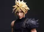 PLAYarts真《最終幻想7重製版 克勞德》可動模型 手握毀滅劍的辣個男人回來了