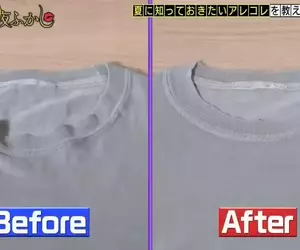 夏天冷知識《鬆掉的T恤領口復原方法》意想不到的OO想不到會有大用途！？