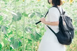 元自衛隊成員想出的消暑妙招 在後背包墊一塊人工草皮,即便滿身大汗也能保持透氣性 元自衛隊成員想出的消暑妙招 在後背包墊一塊人工草皮,即便滿身大汗也能保持透氣性